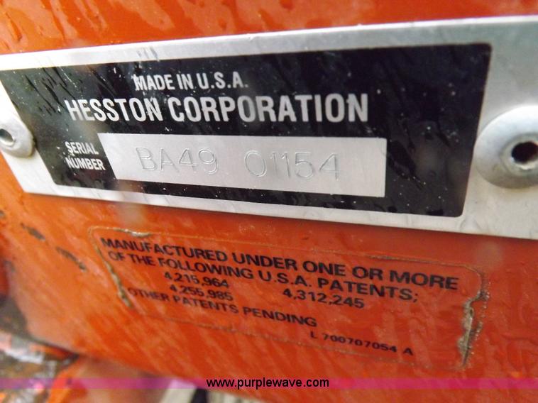 image for item K3841 2000 Hesston 4910 large square baler