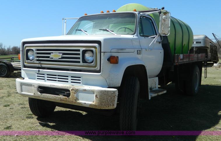 image for item K8026 1985 Chevrolet Kodiak 70 tank truck