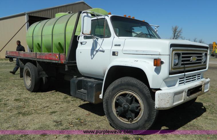 image for item K8026 1985 Chevrolet Kodiak 70 tank truck