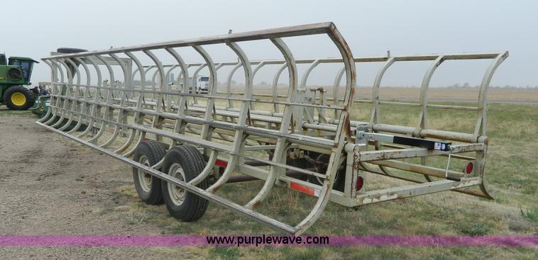 image for item K8028 Pride of Prairie gooseneck bale trailer