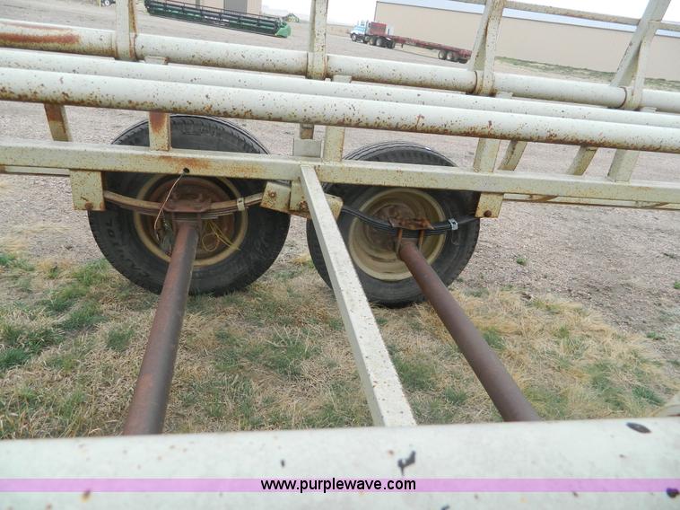image for item K8028 Pride of Prairie gooseneck bale trailer