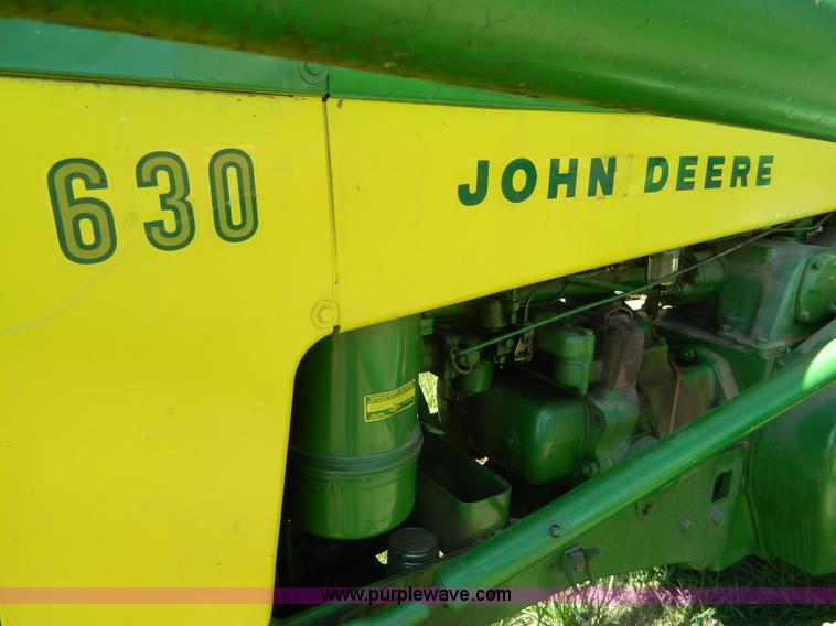 image for item K8056 1958 John Deere 630 tractor
