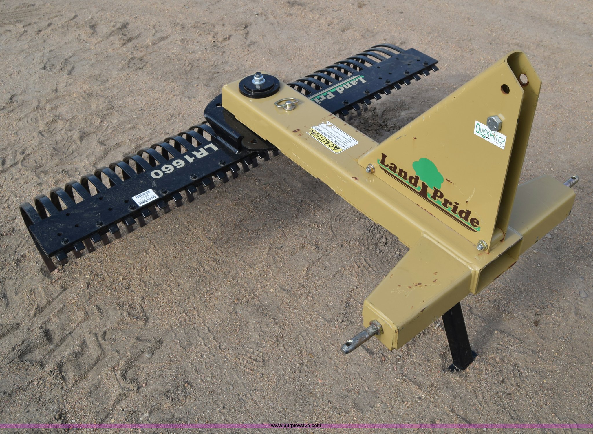 Land Pride LR1660 rock rake in Kinsley, KS Item H8624 sold Purple Wave