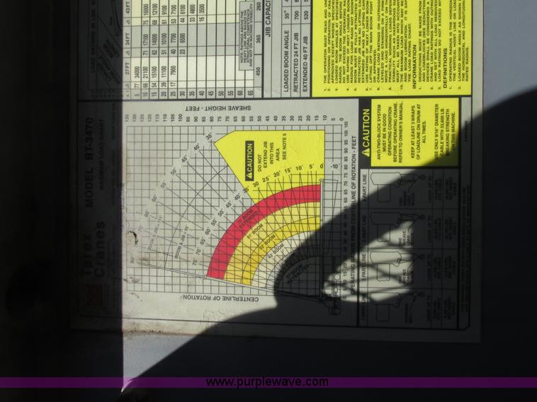 image for item H7553 2000 Sterling L7500 crane truck
