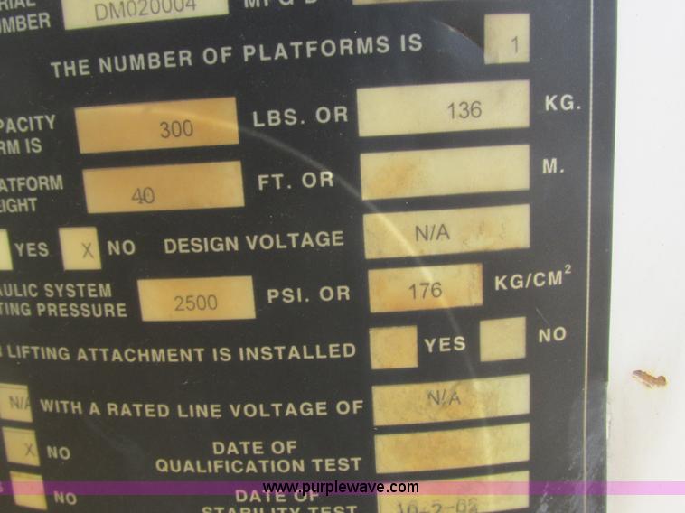 image for item K2089 2002 Ford F550 Super Duty bucket truck