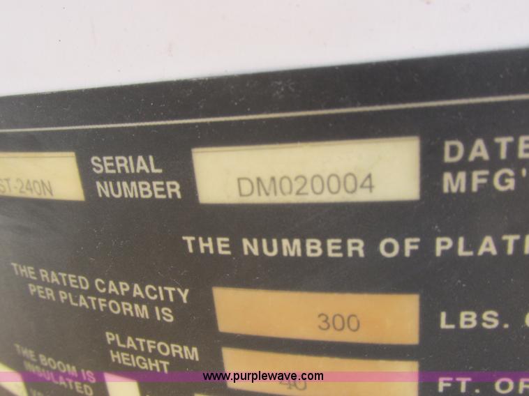 image for item K2089 2002 Ford F550 Super Duty bucket truck