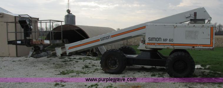 image for item K2099 Simon MP-60 boom lift