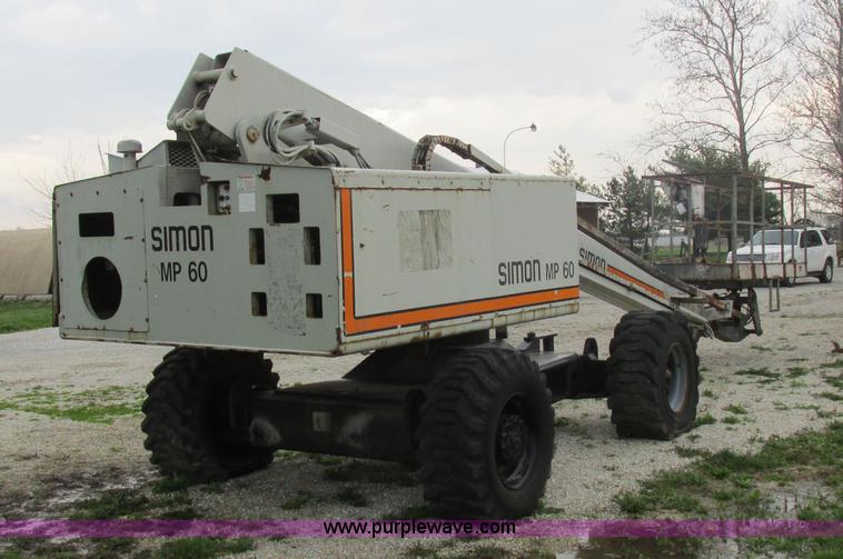 image for item K2099 Simon MP-60 boom lift