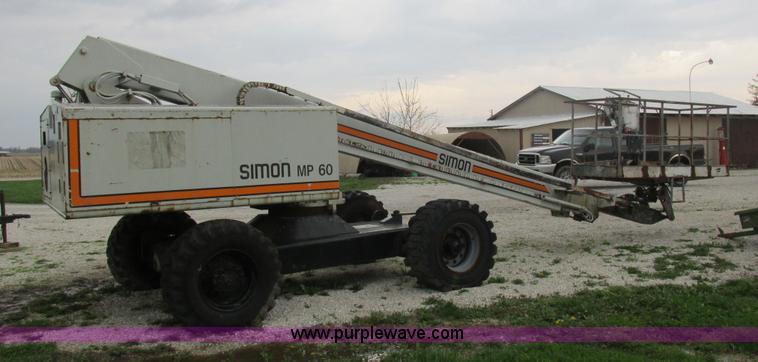 image for item K2099 Simon MP-60 boom lift