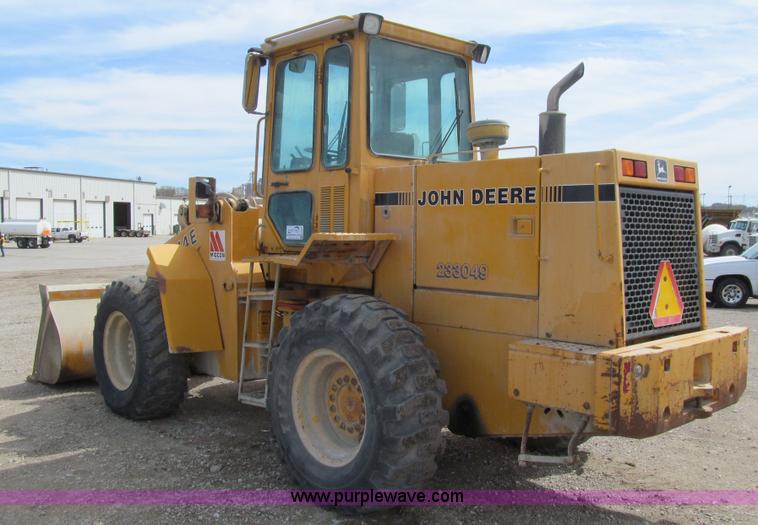 image for item K5563 1989 John Deere 544E wheel loader