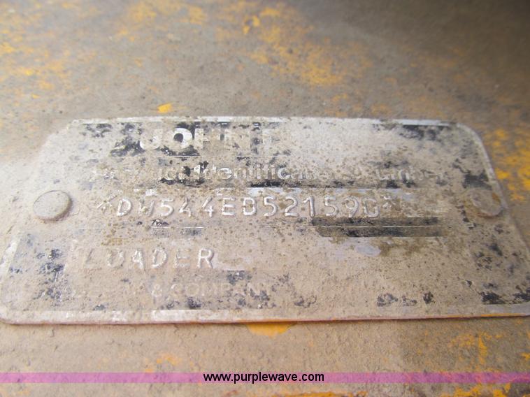 image for item K5563 1989 John Deere 544E wheel loader