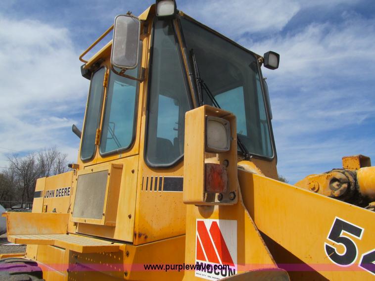 image for item K5563 1989 John Deere 544E wheel loader