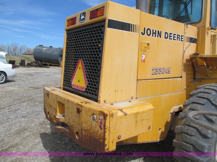 image for item K5563 1989 John Deere 544E wheel loader