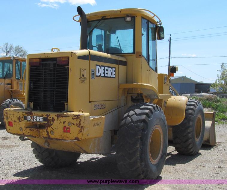 image for item K5623 1997 John Deere 544H wheel loader