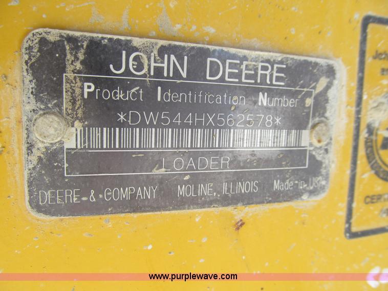 image for item K5623 1997 John Deere 544H wheel loader