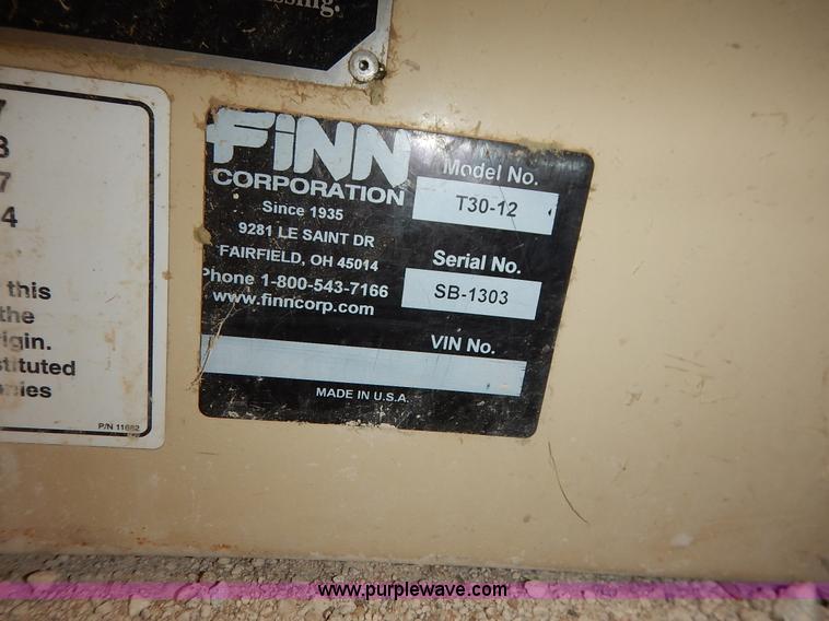 image for item K7386 Finn T-30 hydro seeder