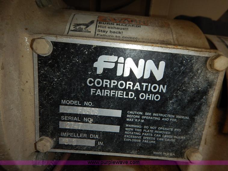 image for item K7386 Finn T-30 hydro seeder