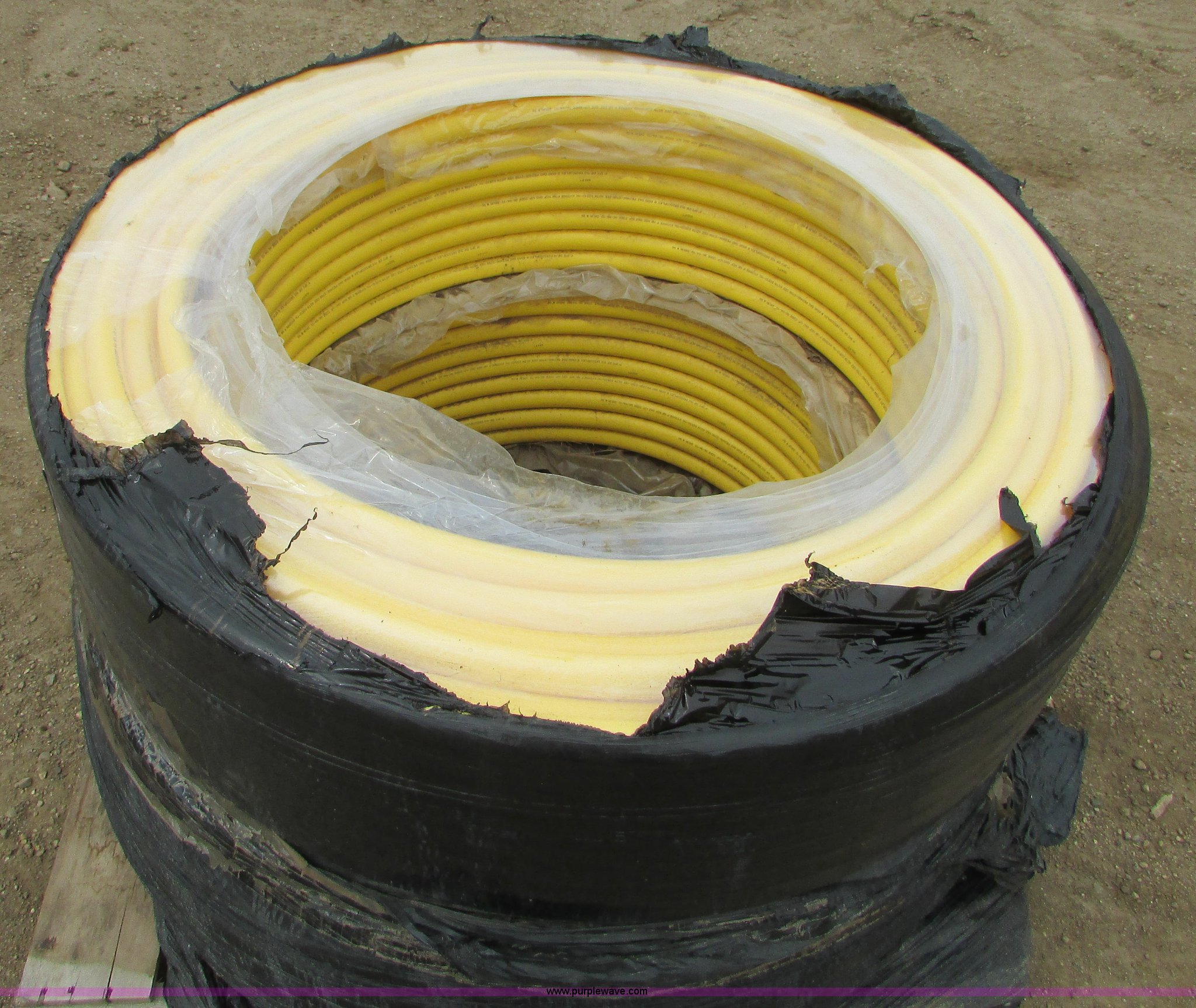 Natural gas performance pipe in Scotland, SD Item I6509 sold Purple