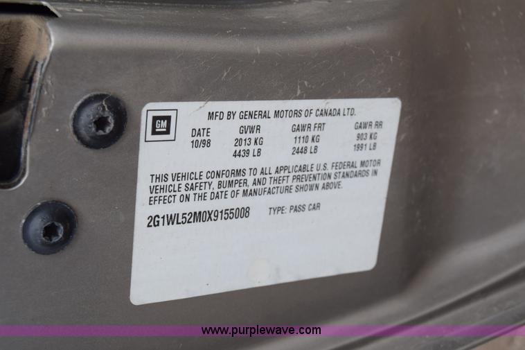 image for item J6665 1999 Chevrolet Lumina