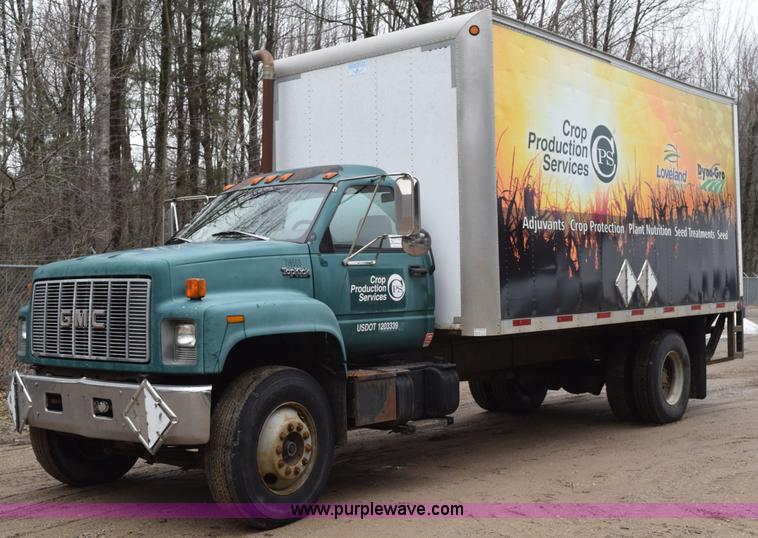 image for item H5163 1996 GMC TopKick box truck
