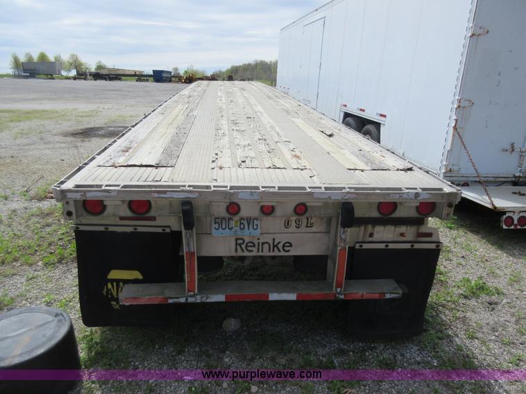 image for item AC9250 1993 Reinke flatbed trailer