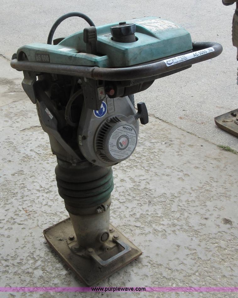 image for item AC9265 Wacker BS600 tamper