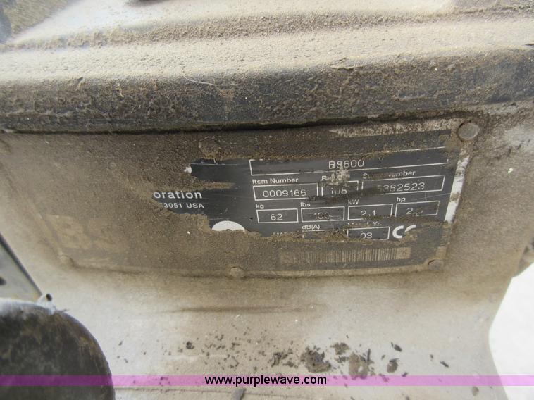 image for item AC9265 Wacker BS600 tamper