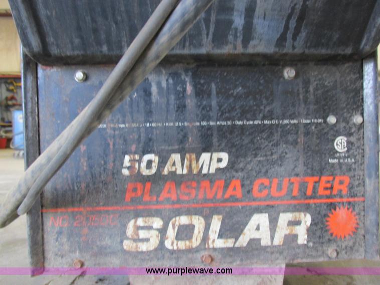 image for item AW9699 Solar 50 amp plasma cutter
