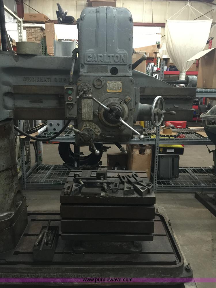 Carlton Machine radial arm drill press in Olathe, KS Item D1453 sold Purple Wave