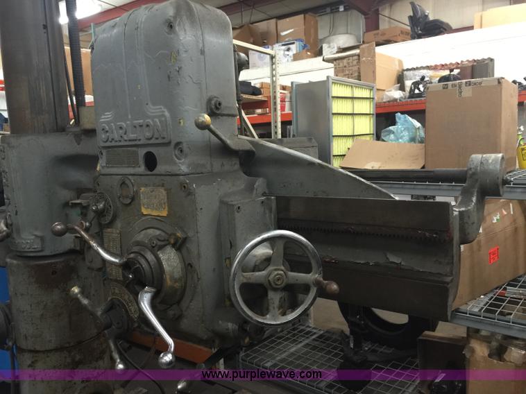 Carlton Machine radial arm drill press in Olathe, KS Item D1453 sold Purple Wave