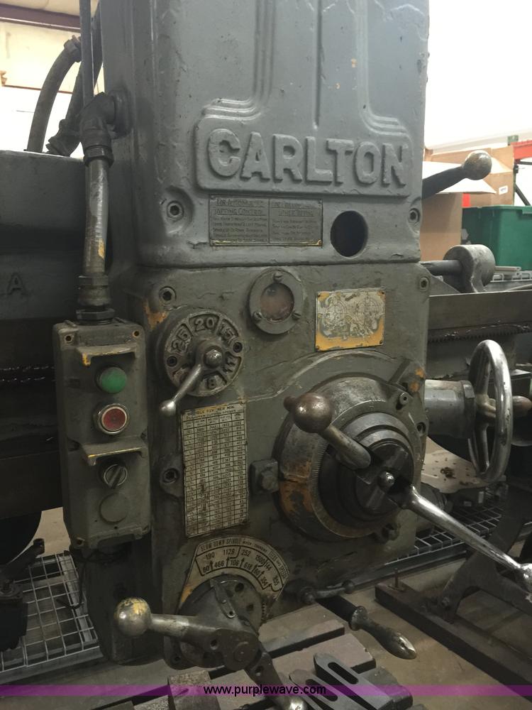 Carlton Machine radial arm drill press in Olathe, KS Item D1453 sold Purple Wave