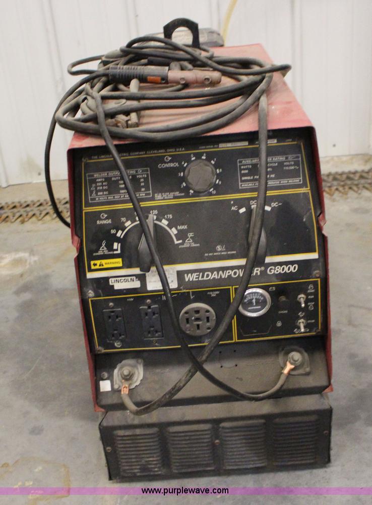 image for item F7671 Lincoln G8000 welder/generator