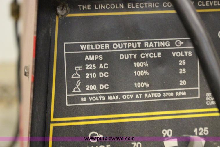 image for item F7671 Lincoln G8000 welder/generator