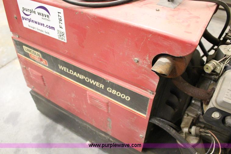 image for item F7671 Lincoln G8000 welder/generator