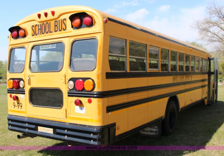 image for item F7681 1999 Chevrolet B7 Blue Bird school bus