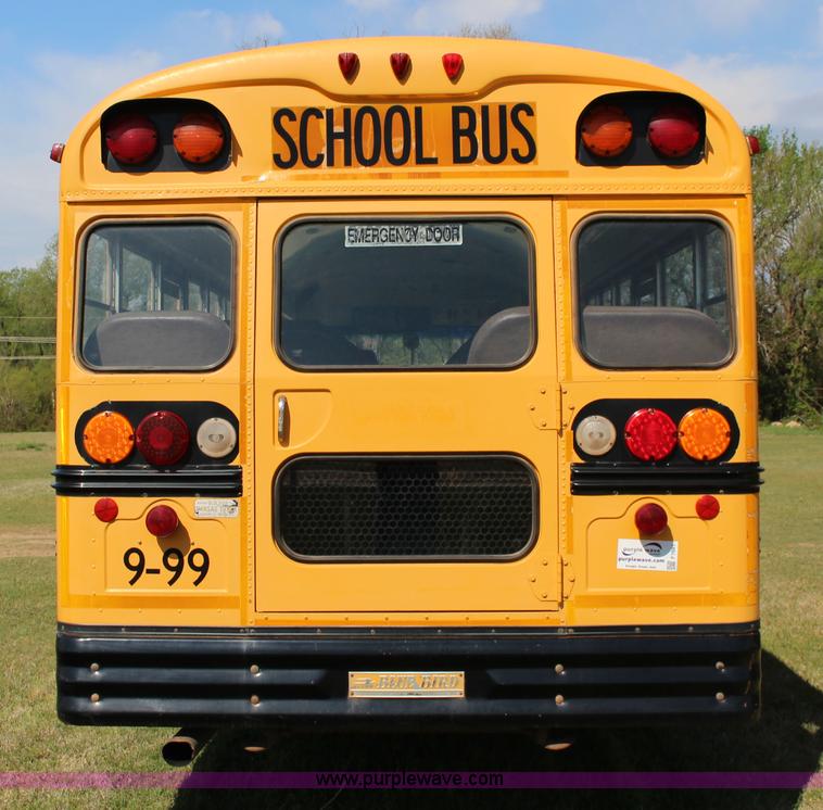 image for item F7681 1999 Chevrolet B7 Blue Bird school bus