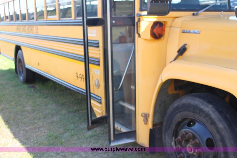 image for item F7681 1999 Chevrolet B7 Blue Bird school bus
