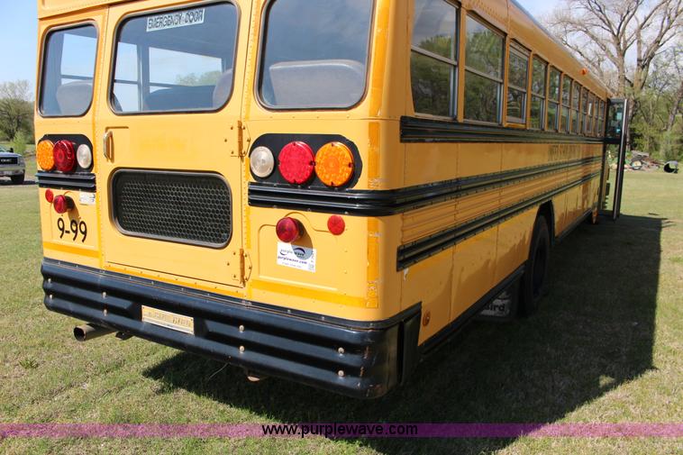 image for item F7681 1999 Chevrolet B7 Blue Bird school bus