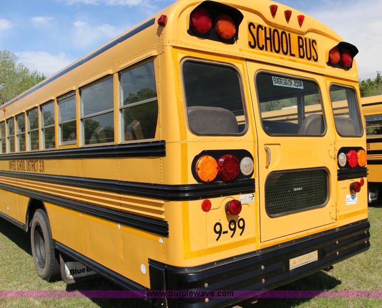 image for item F7681 1999 Chevrolet B7 Blue Bird school bus