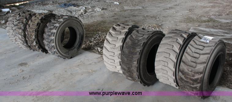 image for item F7702 (8) 12-16.5 NHS skid steer tires