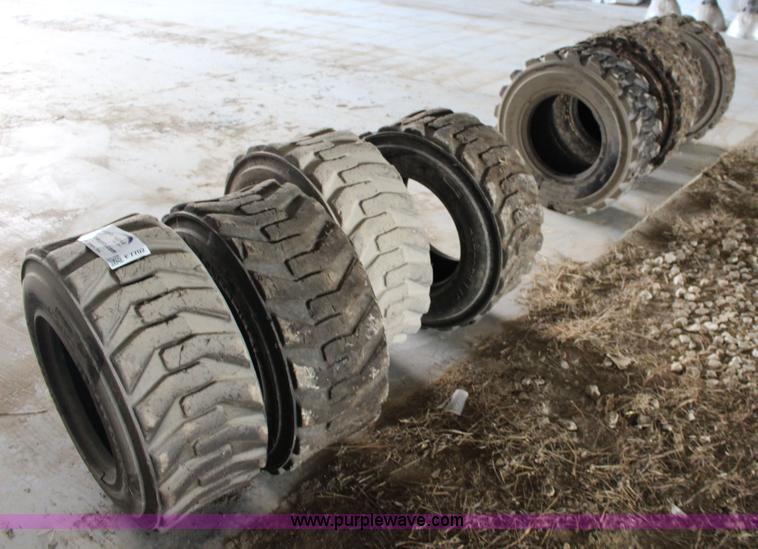 image for item F7702 (8) 12-16.5 NHS skid steer tires