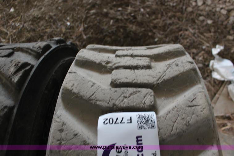 image for item F7702 (8) 12-16.5 NHS skid steer tires