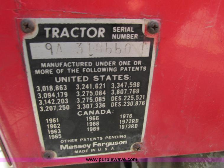 image for item G6534 Massey-Ferguson 230 tractor