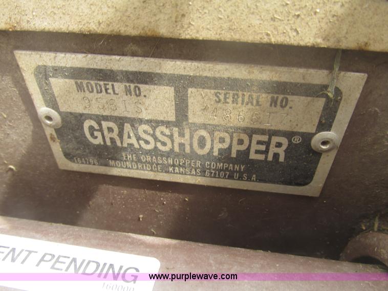 image for item H4670 Grasshopper 720K commercial mower