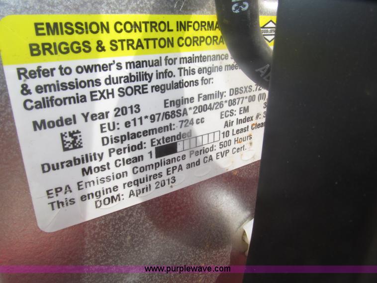 image for item H4671 2013 Snapper 400Z lawn mower