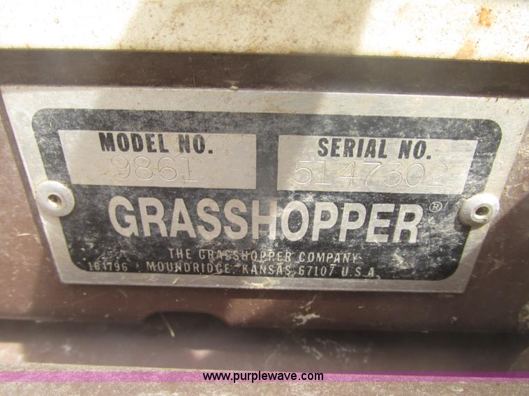 image for item H4672 Grasshopper 720K ZTR commercial mower