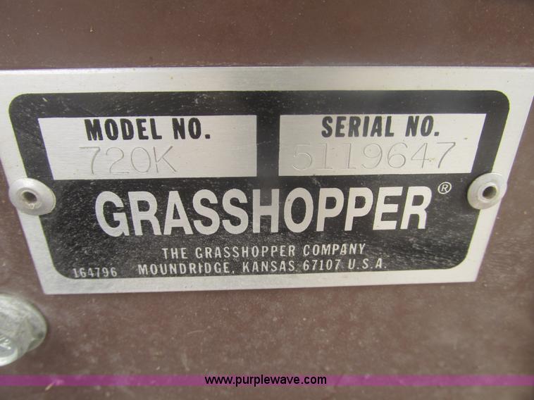 image for item H4672 Grasshopper 720K ZTR commercial mower