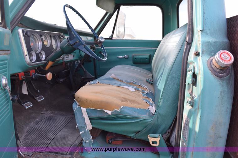 image for item H5118 1970 Chevrolet C60 flatbed dump truck