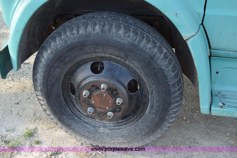 image for item H5118 1970 Chevrolet C60 flatbed dump truck