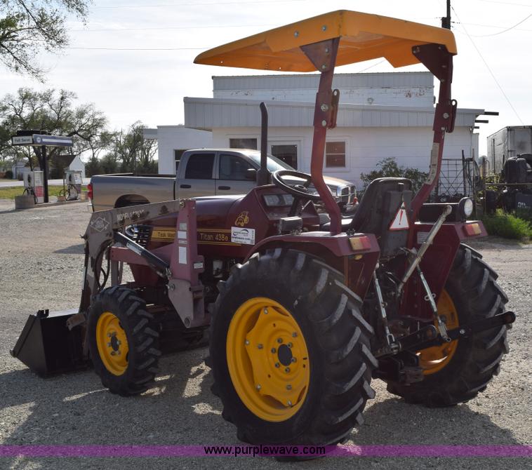 image for item H5120 2003 Taskmaster 438E MFWD tractor
